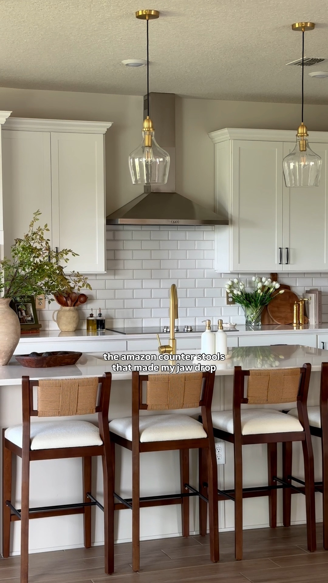 BACK IN STOCK 🚨 one of my favorite @amazonhome  finds 😍 I’ve had them for over a year and they still look brand new!

my jaw literally dropped when I saw these on amazon 😱🔥 I had been looking for brown counter stools to warm up my kitchen for months but the ones that I liked were waaaaay over budget until I ran into these! 

they are giving designer WITHOUT the price tag, SOO GOOD 😍

comment SHOP for the link to be sent to your DMs🔗 

follow @homewithstephannie for home decor finds, design inspiration and lifestyle 🤎
.
.
.
.
.
.
.
.
.
.
.
.
.
.
.
.
.
#homedecorinspo #amazon #amazonhome #amazonfinds 
#counterstools

#LTKHome