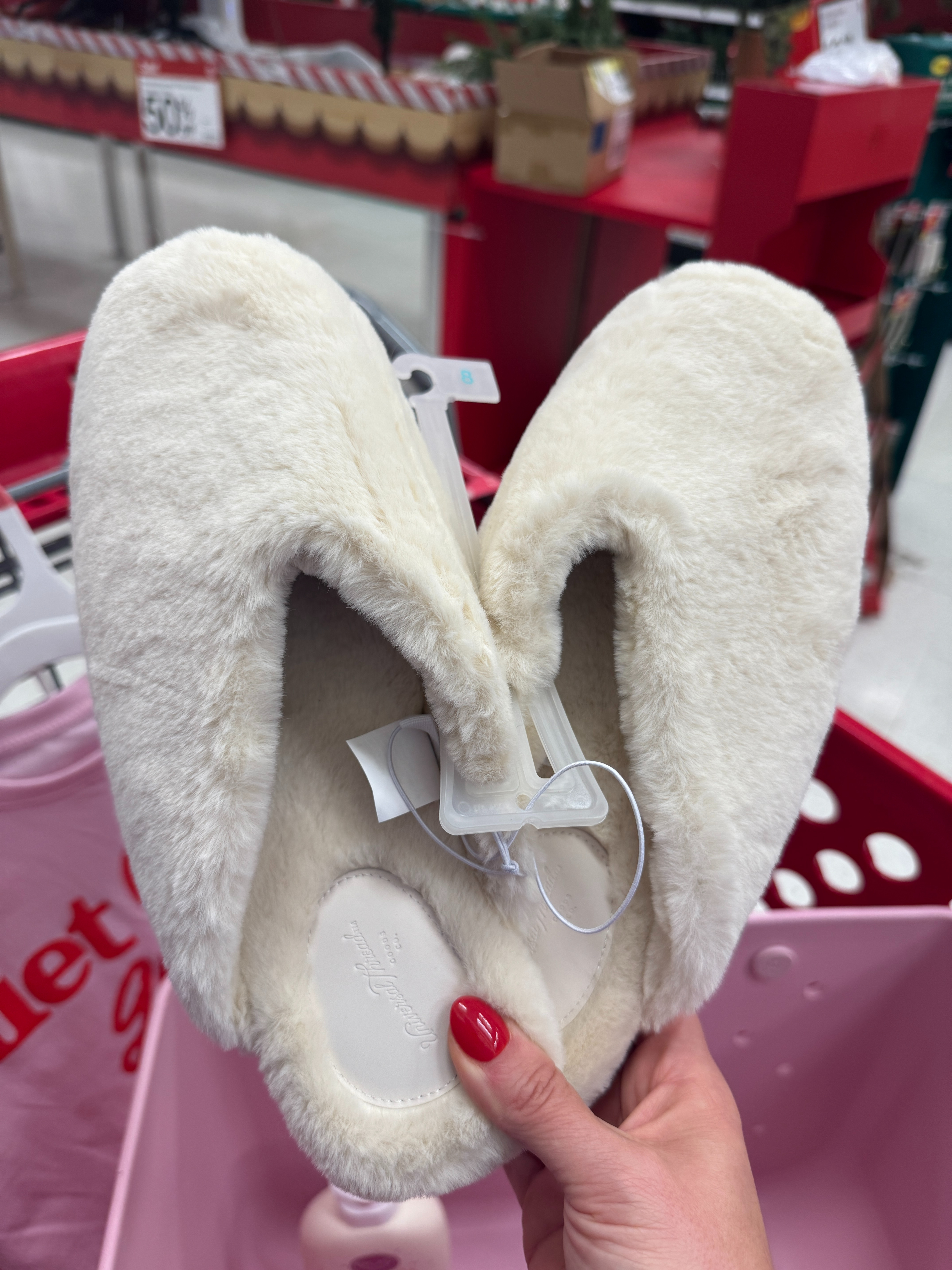 fuzzy slippers from Target make for a great gift for you or her!  

 #LTKGiftGuide #LTKHoliday #LTKdayinmylife