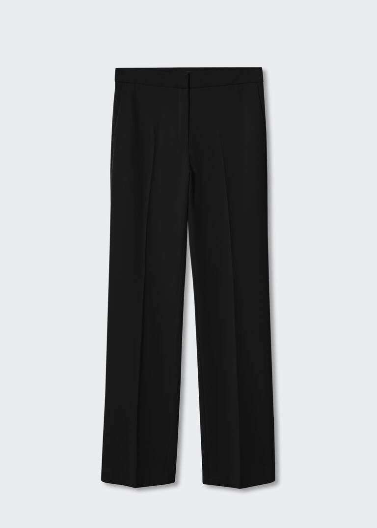 High-waist palazzo trousers -  Women | Mango United Kingdom | MANGO (UK)