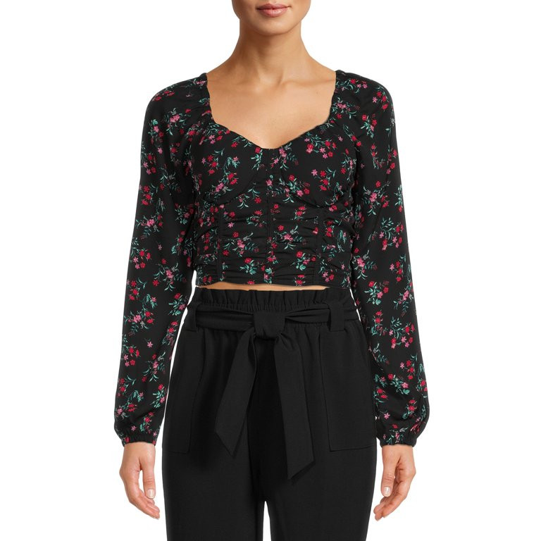 Madden NYC Junior's Ruched Corset Top | Walmart (US)