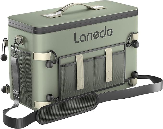 34/28-Can Lanedo Soft-Sided Cooler-Collapsible, Waterproof,Use as a Beach Cooler, Soft Ice Bag, I... | Amazon (US)