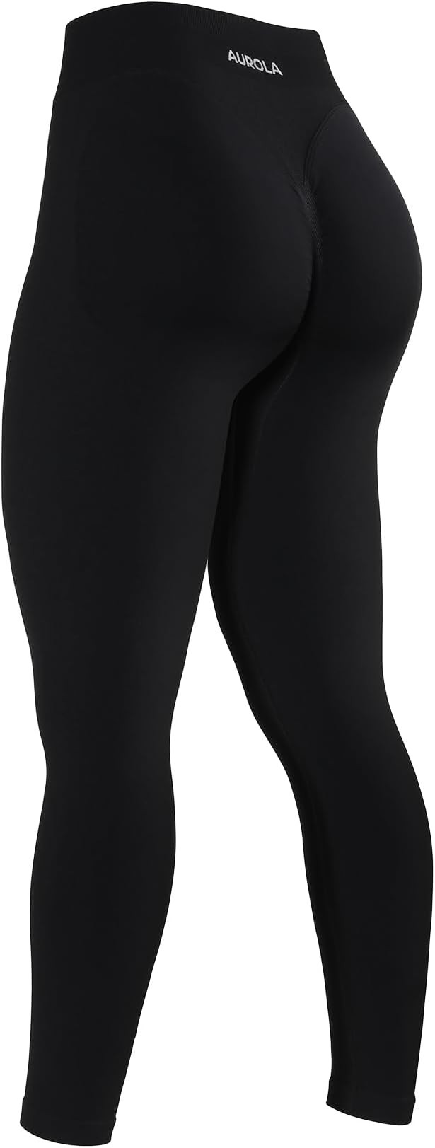 AUROLA Influence Workout Leggings for Women, Seamless Compression Tummy Control Leggings Mid Rise... | Amazon (US)