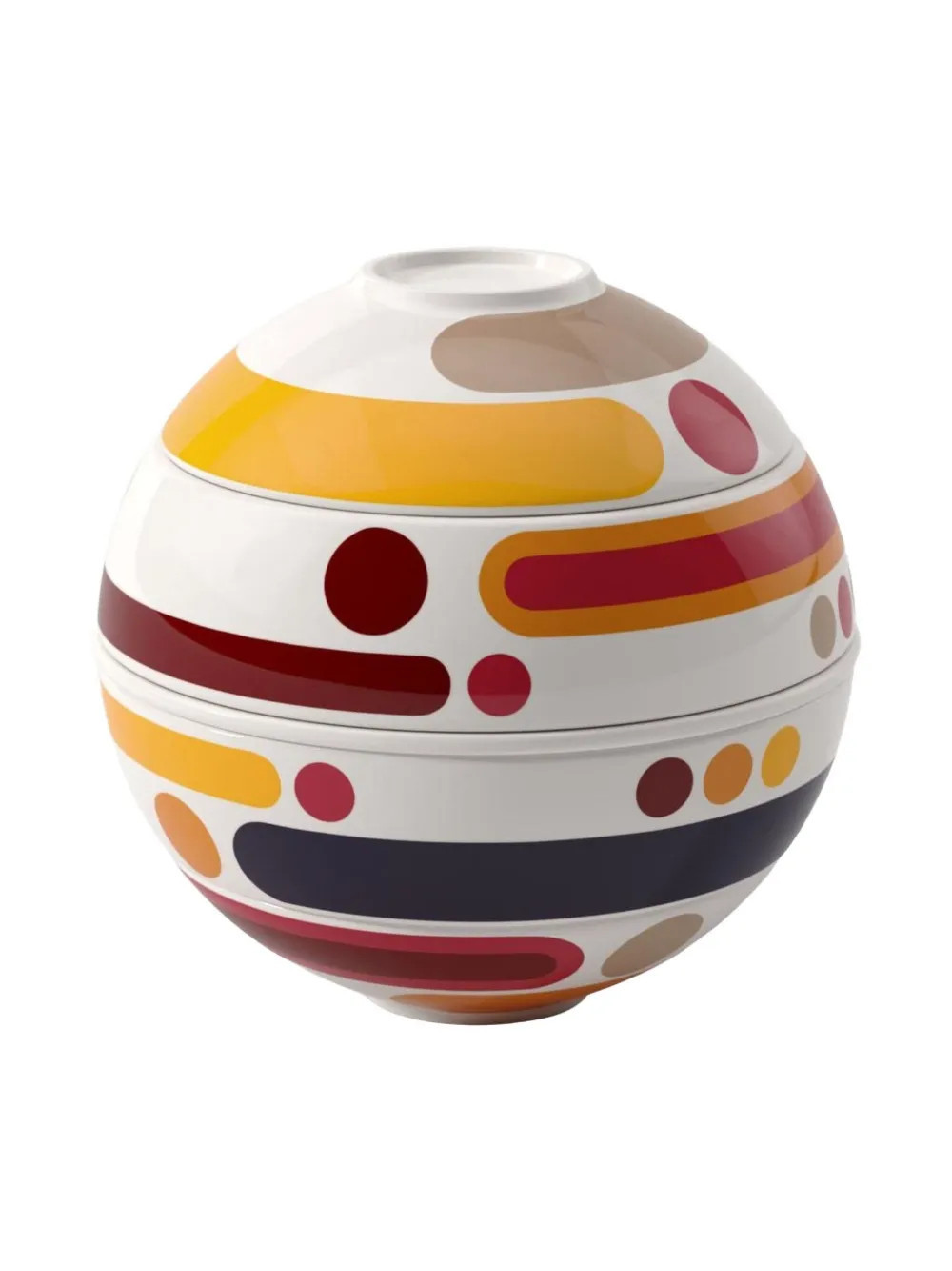 Villeroy & Boch La petite Boule porcelain bowls (set of five) - White | Farfetch Global
