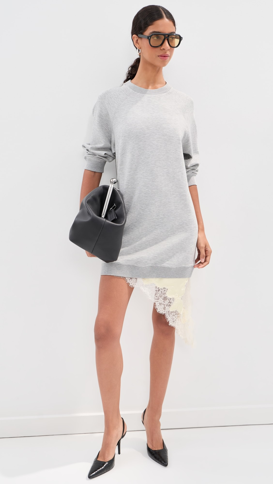 LE BOP Jamie Sweatshirt Mini Dress | Shopbop | Shopbop