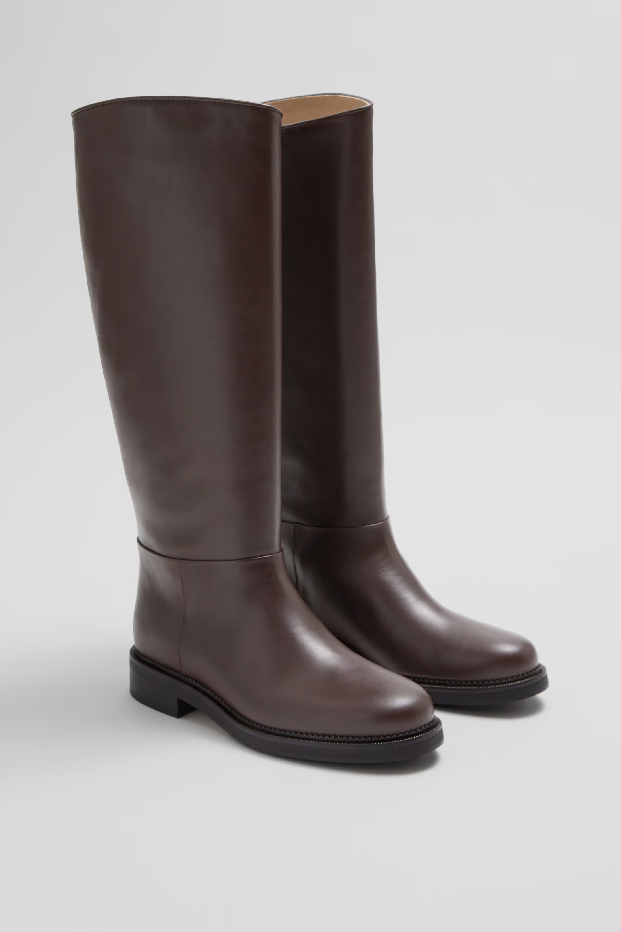 Leather Riding Boots | H&M (UK, MY, IN, SG, PH, TW, HK)