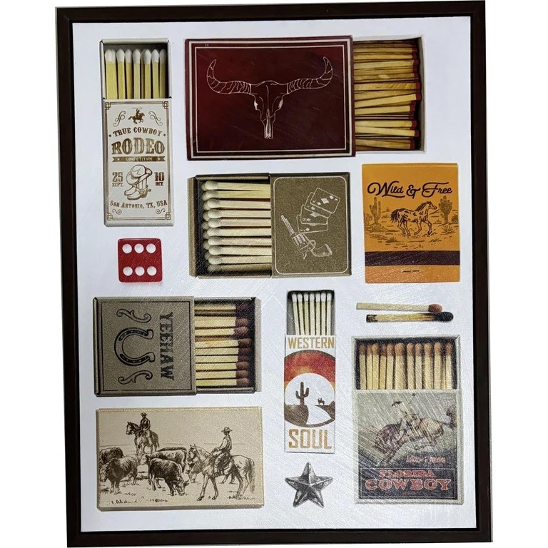 TEX MATCHBOX ART FRAMED CANVAS | Walmart (US)