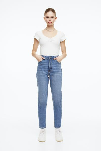 Mom Loose-fit High Ankle Jeans | H&M (UK, MY, IN, SG, PH, TW, HK)