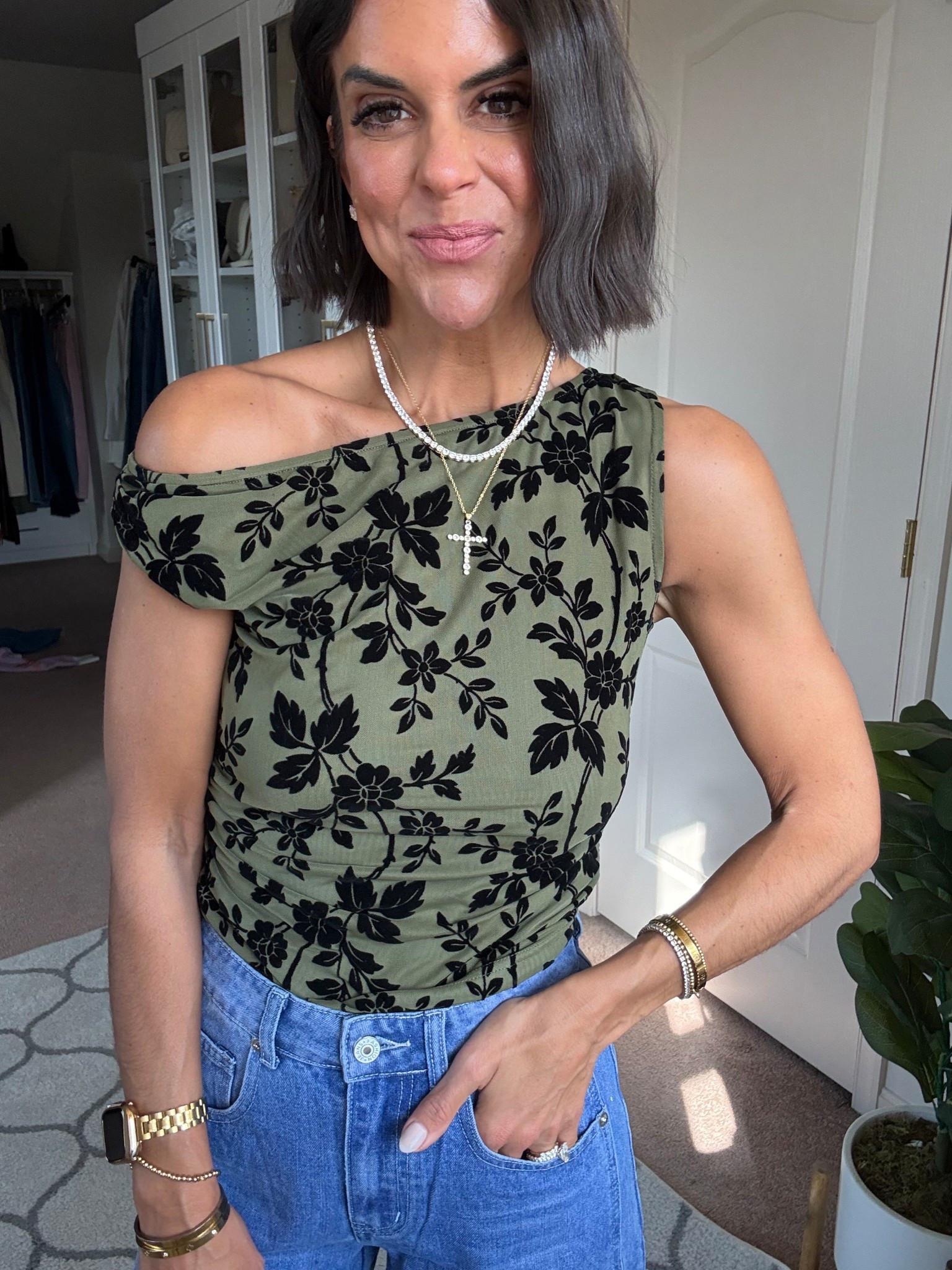 Size small in tank Size xs in jeans

#LTKSeasonal