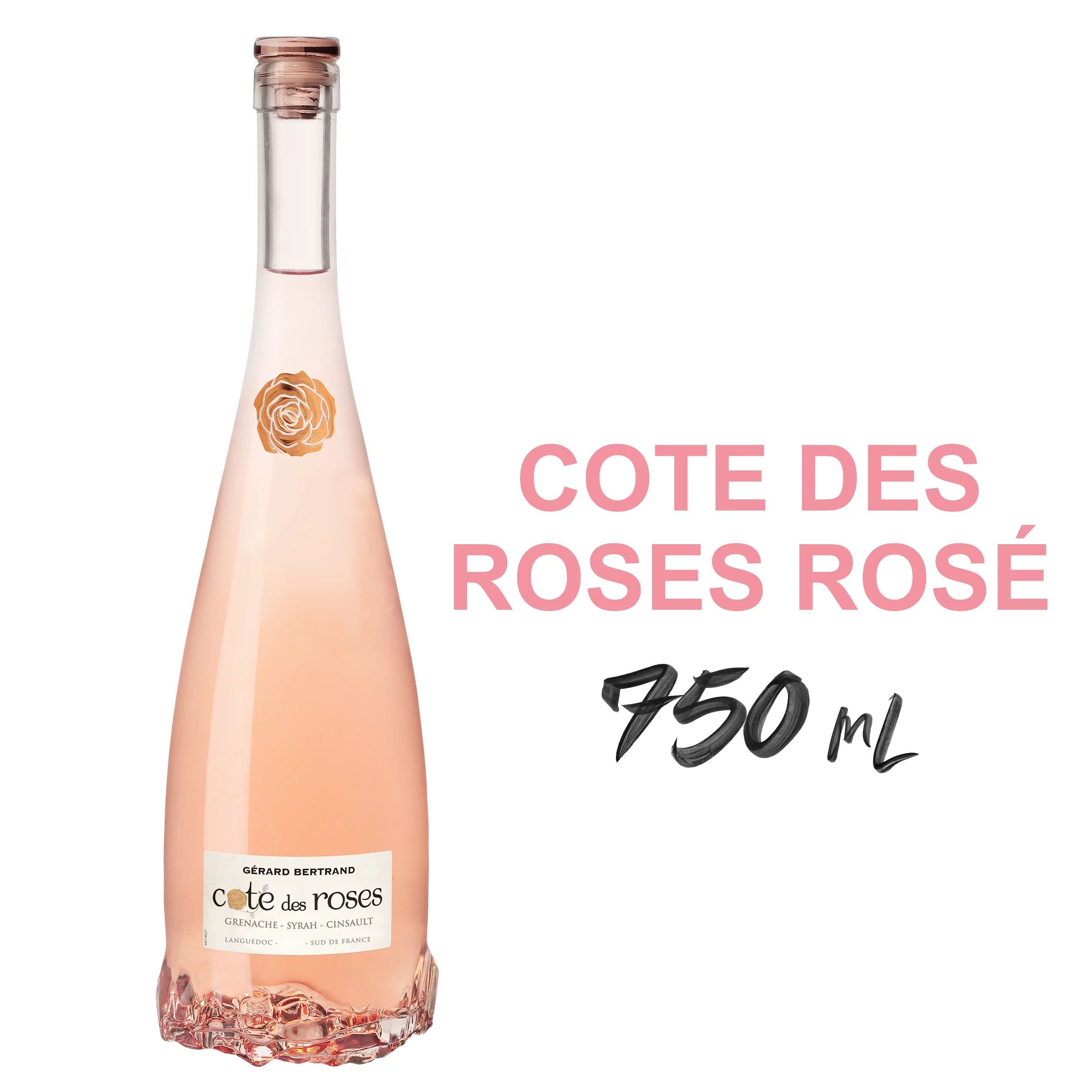 Cote des Roses Rose, French Rose Wine, 750 mL Bottle | Walmart (US)