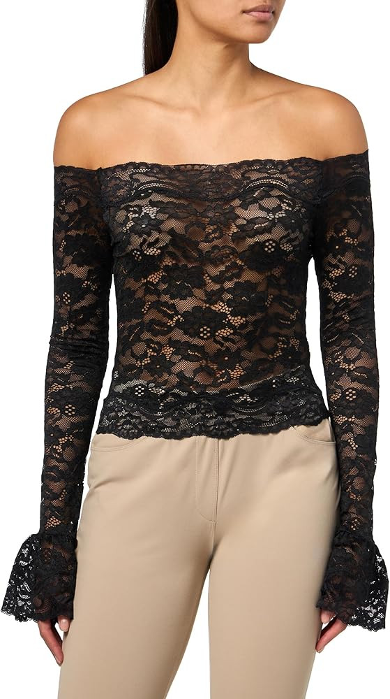 Ronny Kobo Womens Maribeth Lace Top | Amazon (US)