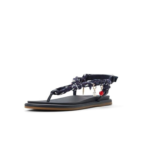 Sperry Women's Isla T-Bar Rope Sandal, Navy, 10 | Amazon (US)