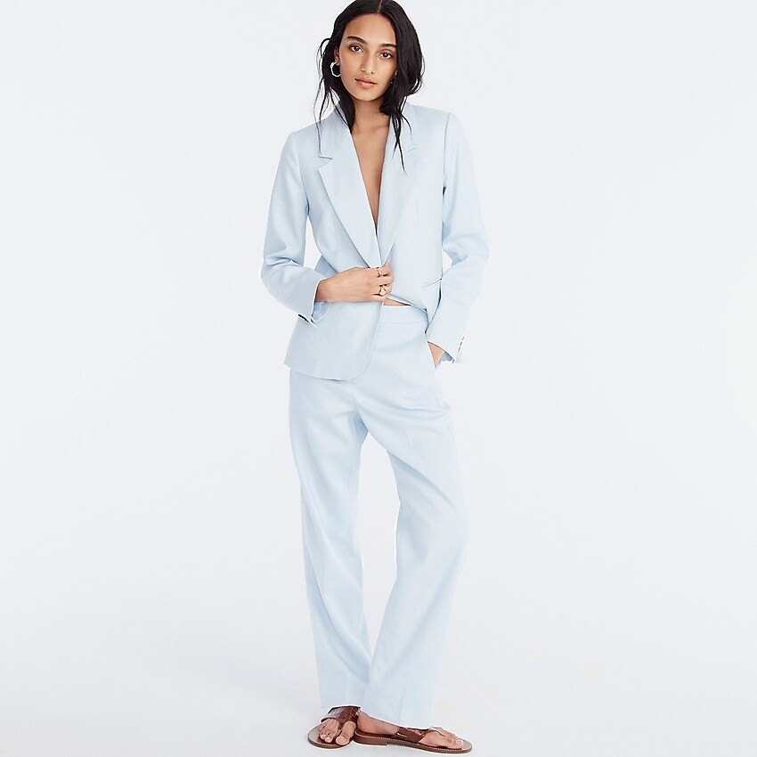 Kate straight-leg pant in stretch linen | J. Crew US