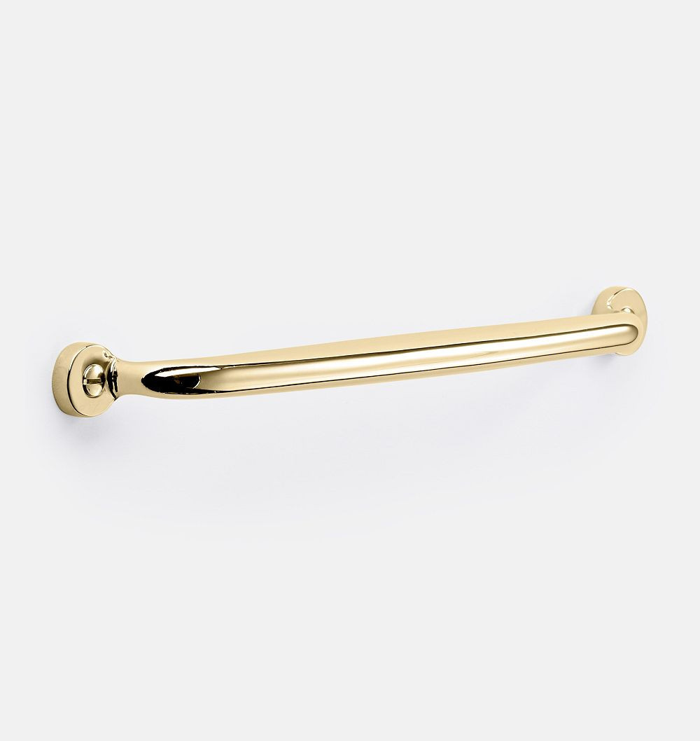 Massey Drawer Pull, 8"" - Unlacquered Brass | Rejuvenation