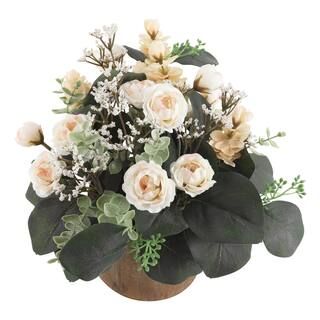 11" Cream Ranunculus Plant in Round Pot by Ashland® | Michaels Stores