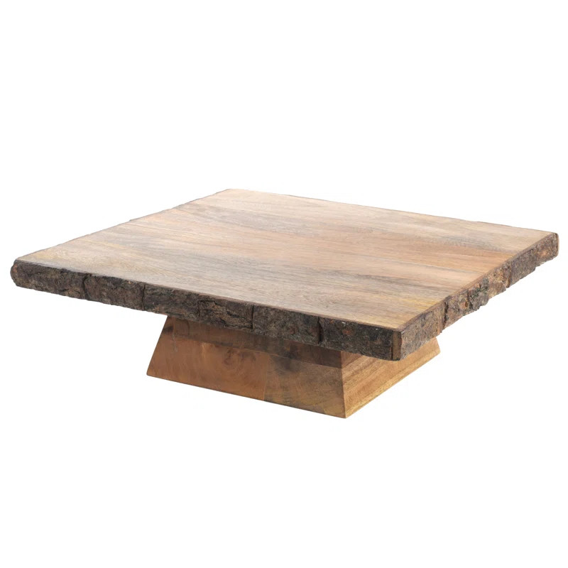 Millwood Pines Deb Square Wood Platter | Wayfair North America