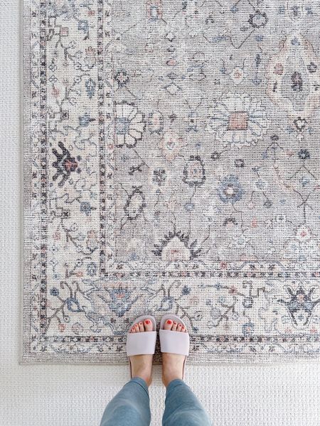 The prettiest new rug find!! Snag it on Amazon, I have the khaki color!! 

#amazondecor #bedroomrug

#LTKhome