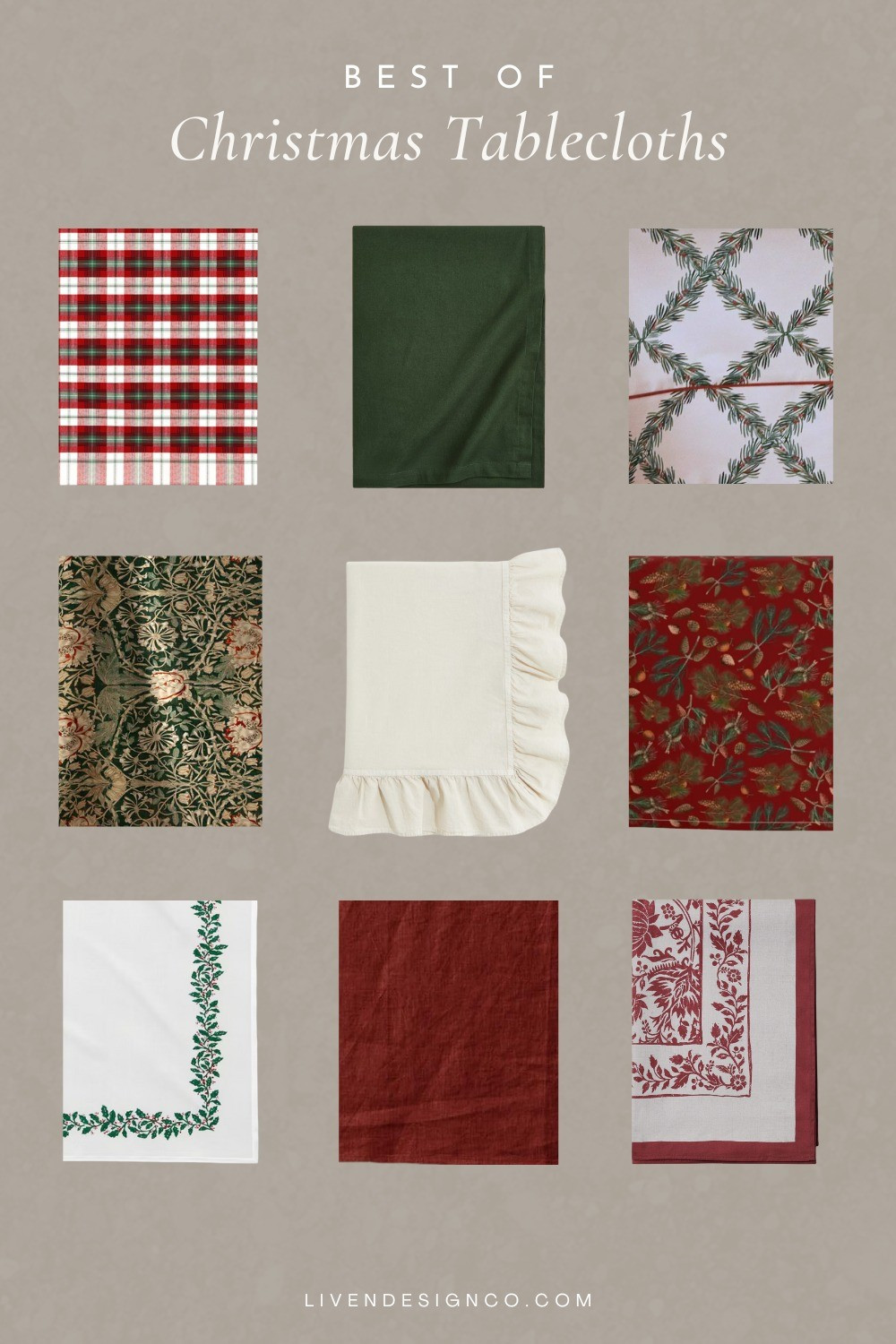 Christmas tablecloth. Christmas tablescape. Dining room. Ruffled table cloth. Plaid tablecloth. 

#LTKHoliday #LTKSeasonal #LTKHome