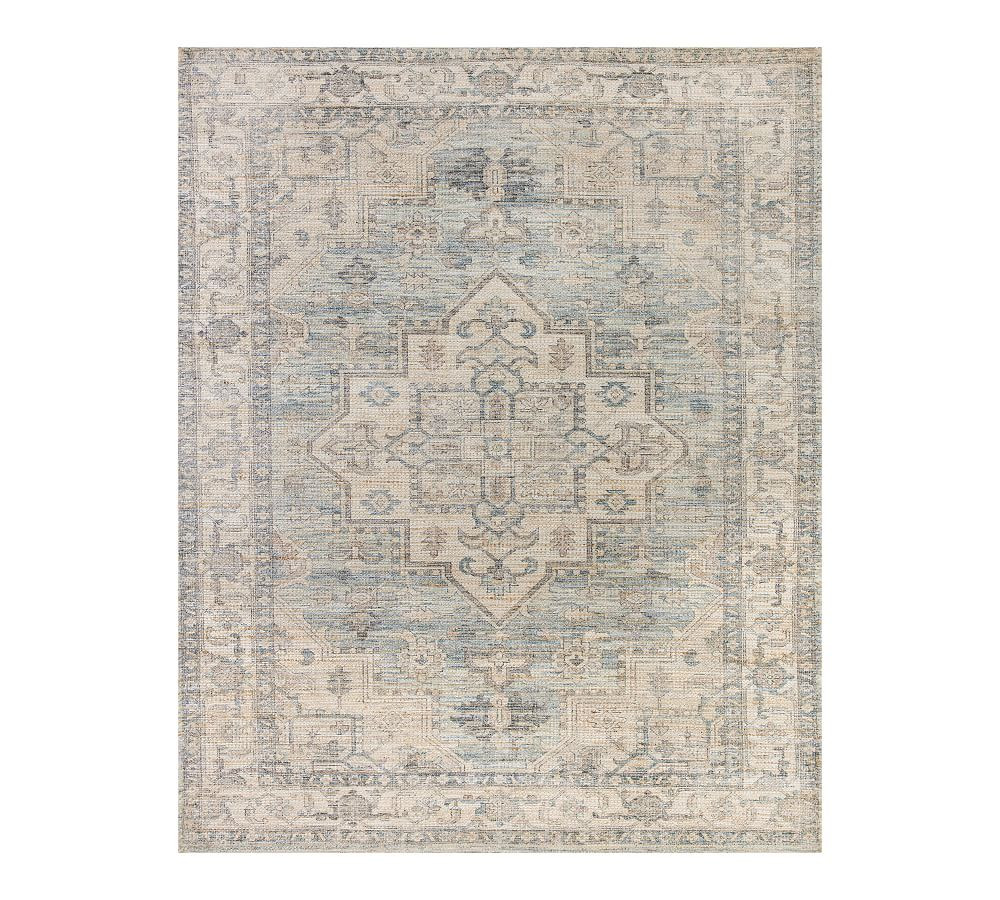 Minnah Handwoven Printed Rug | Pottery Barn (US)