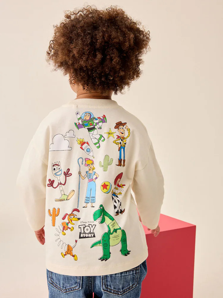 Ecru Toy Story Long Sleeve T-Shirt (3mths-8yrs) | Next US