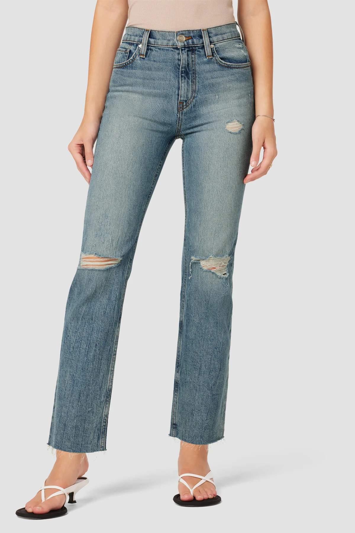 Remi High-Rise Straight Ankle Jean | Hudson Jeans