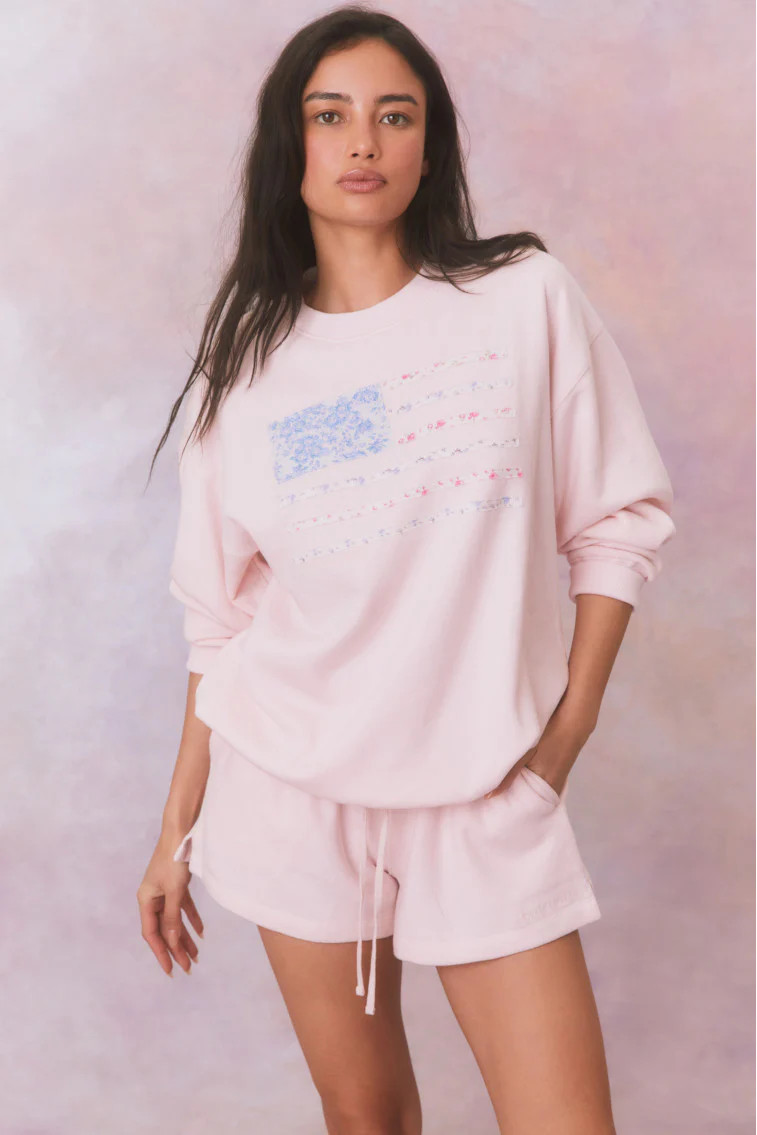 Palo Americana Fleece Pullover | LoveShackFancy