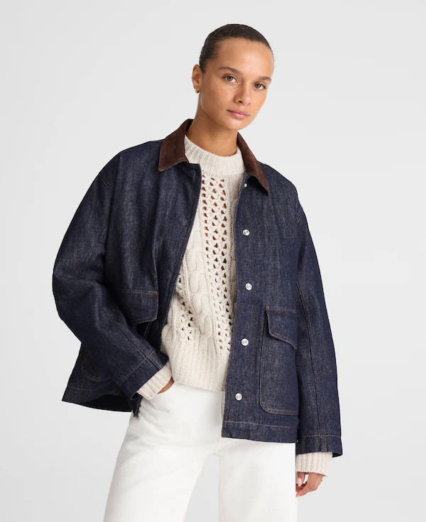 Denim Chore Jacket  in Rinse Wash | Madewell