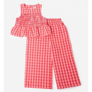 Maybe Junior Tops With Smocking And Wide Leg Trouser Set | Boots.com
