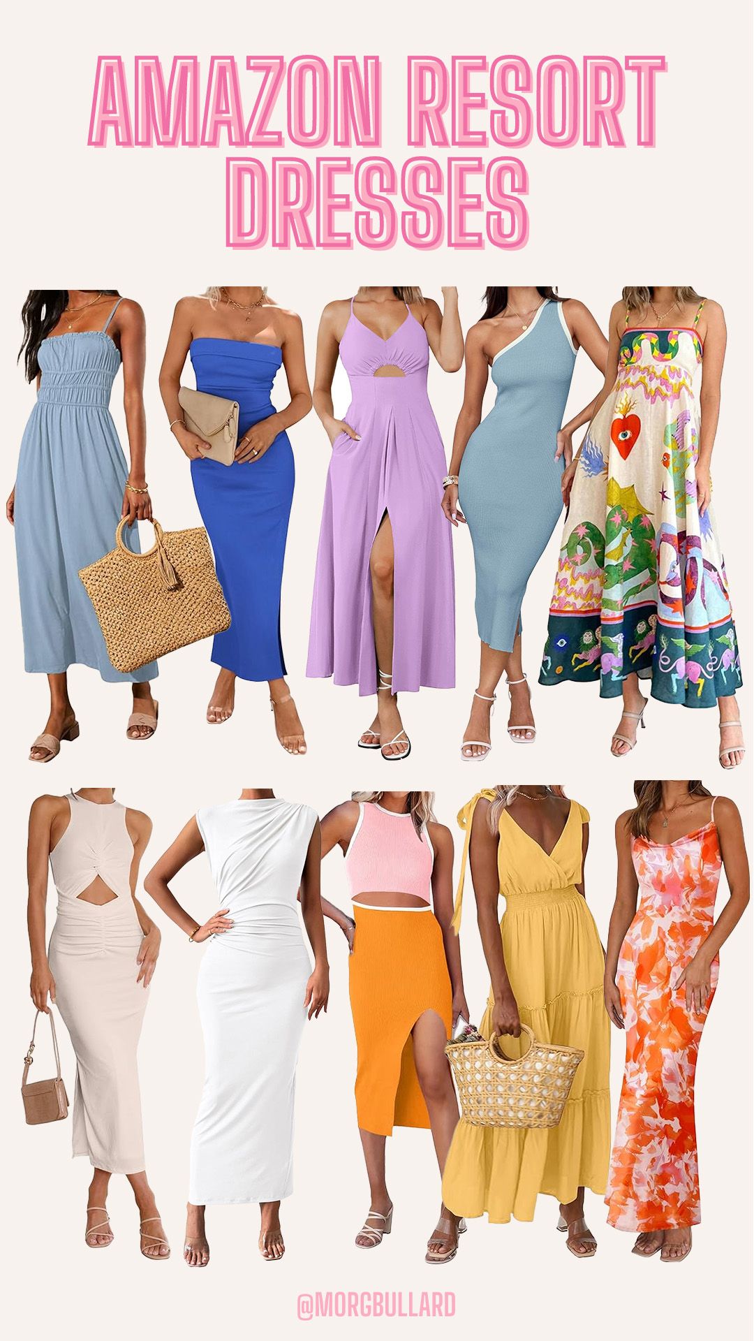 Cute + colorful resort dresses for your next trip! | Amazon (US)