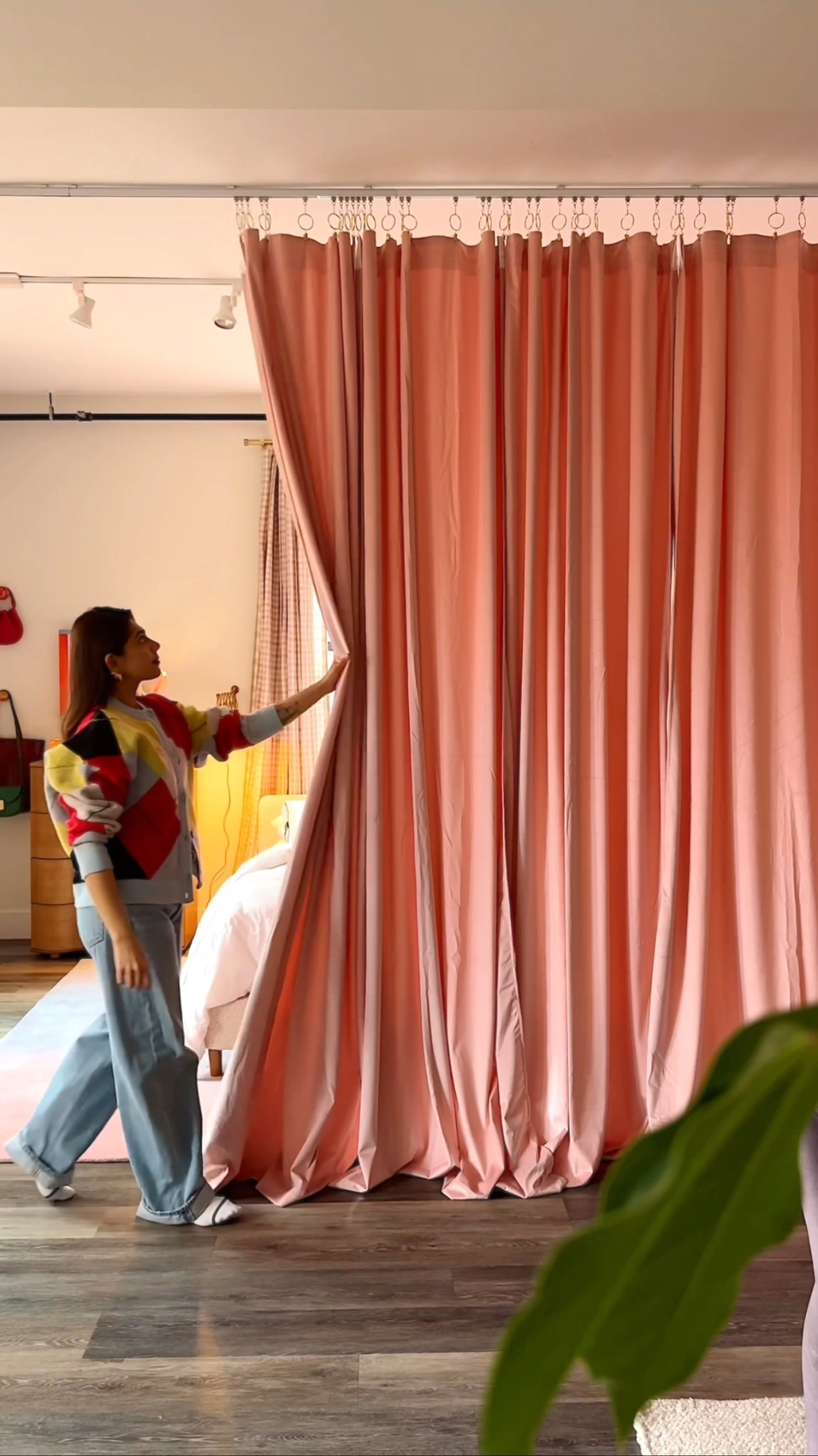 Using curtains as a room divider 

#LTKHome