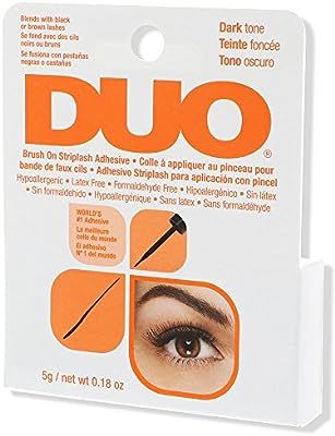 DUO Brush-On Strip Lash Adhesive, Dark Tone, 0.18 oz | Amazon (US)