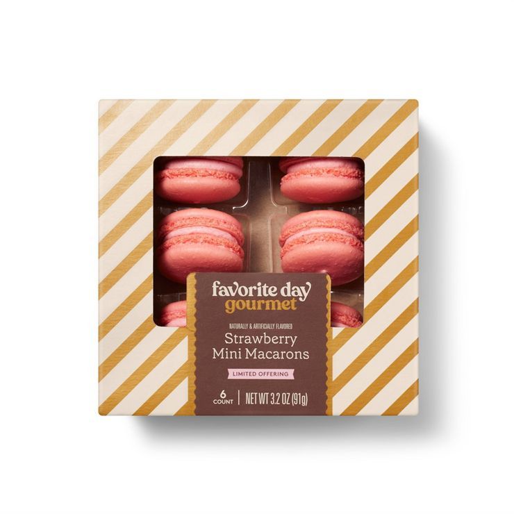 Valentines Day Gourmet Mini Macarons - 3.2oz/6ct - Favorite Day™ | Target