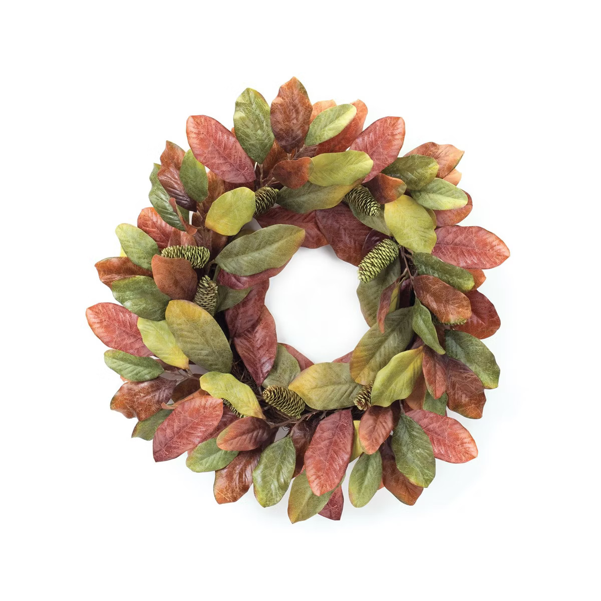 Melrose Fall Magnolia Leaf Wreath 26"D | Target