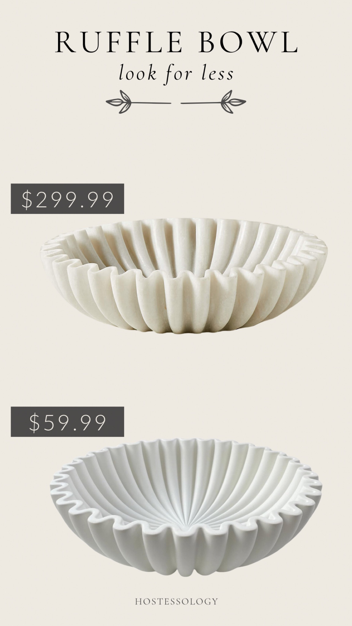 Fluted ruffle bowl 🤍

Coffee table decor, console table decor, sideboard decor, trendy home decor, modern organic 

#LTKHome