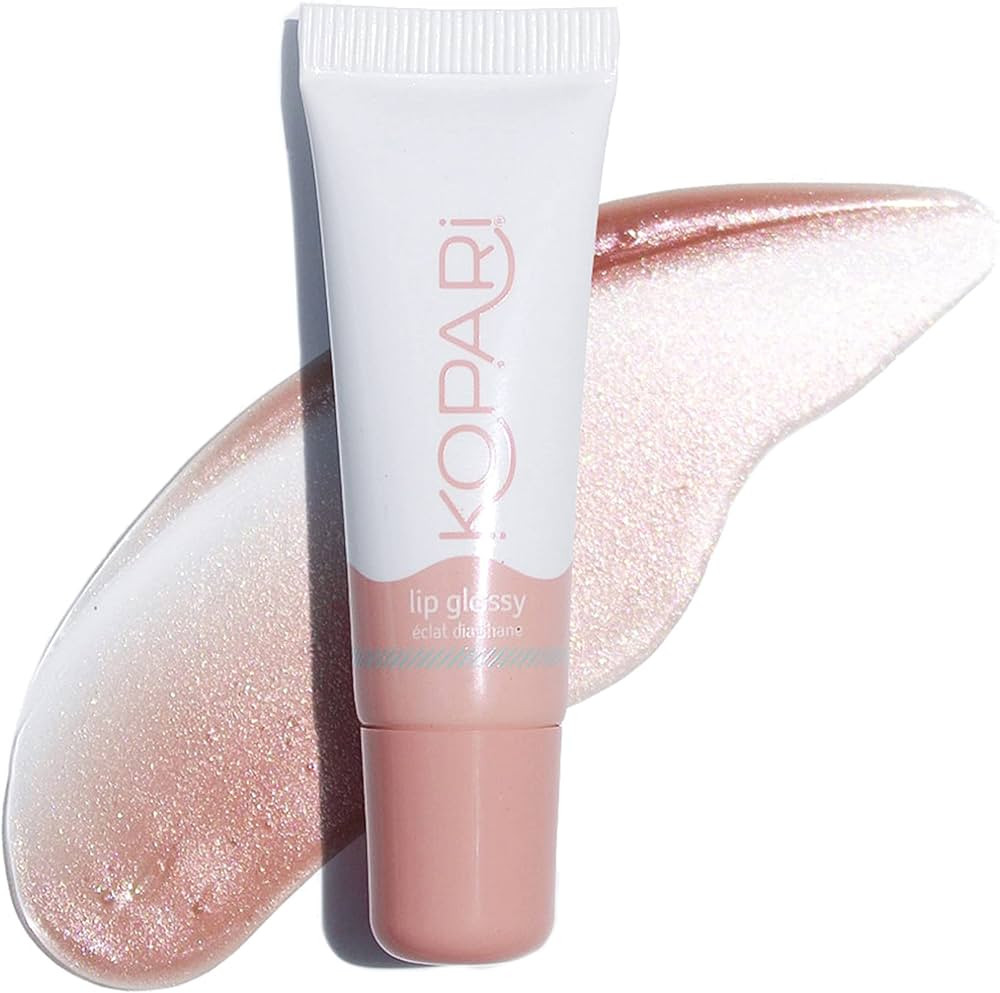 Kopari Coconut Lip Glossy | Nude Tint Birthday Suit | Vegan Hydrating Moisturizing Lip Oil Vitami... | Amazon (US)