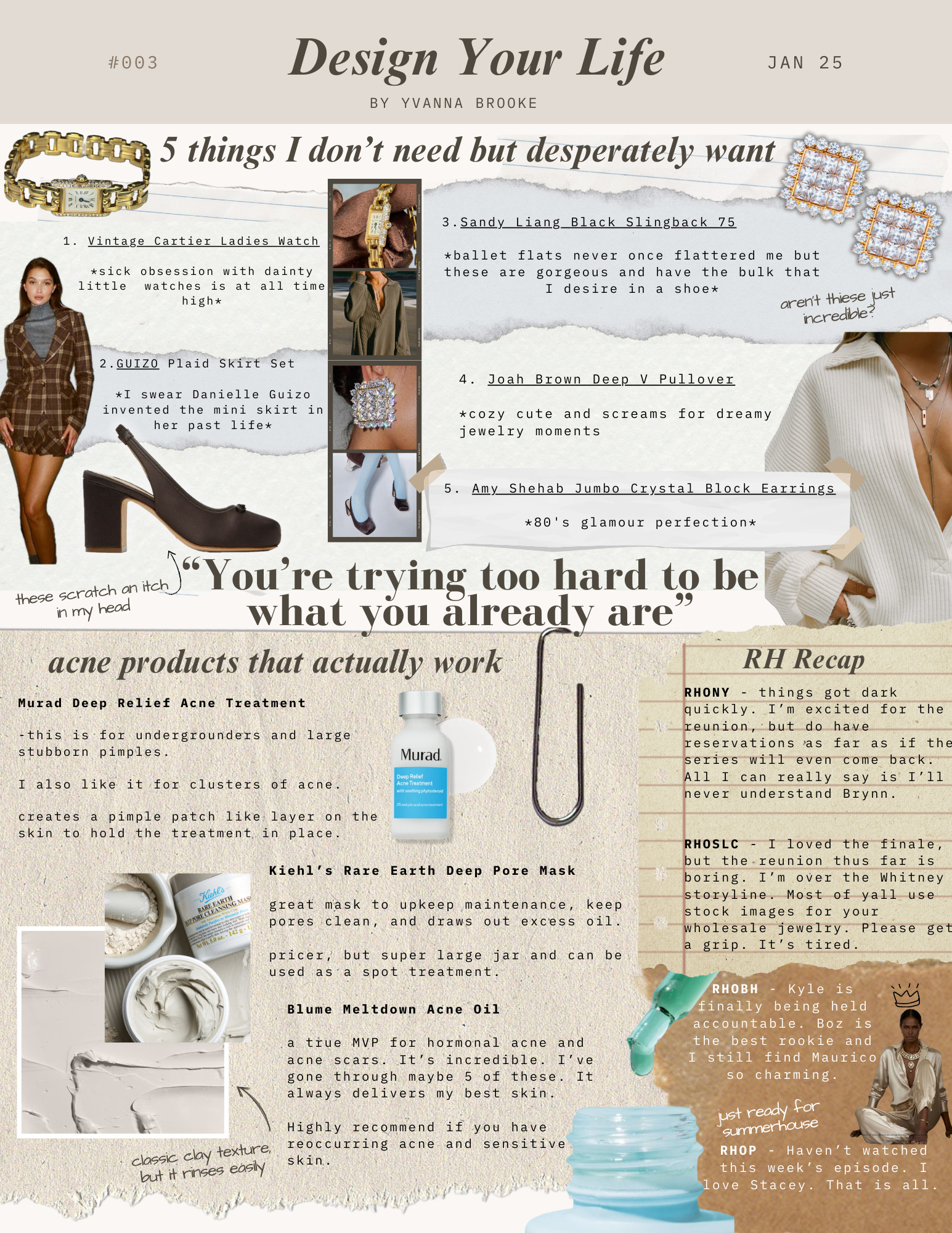 weekly substack newsletter <3 

 #LTKStyleTip #LTKBeauty