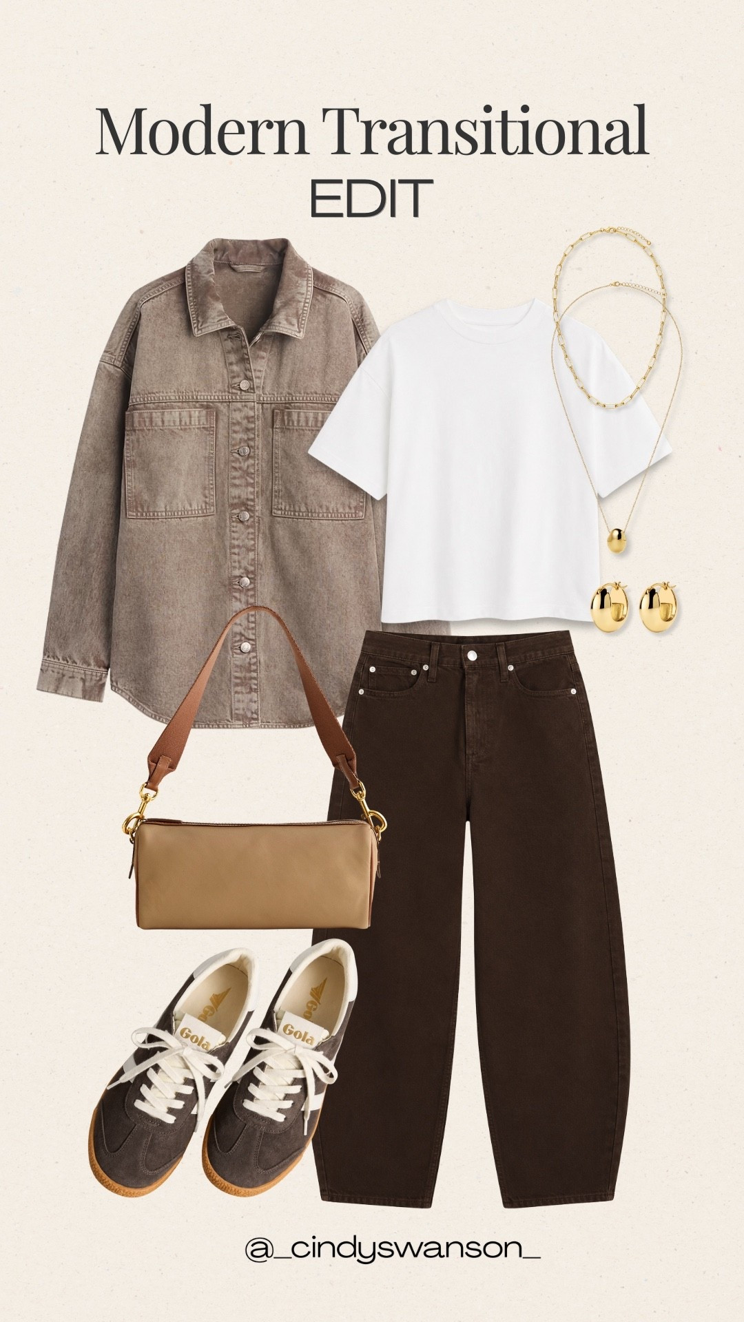 A relaxed denim jacket, classic white tee, and dark brown jeans make such a versatile transitional outfit. I love how the warm brown tones in the bag and sneakers tie everything together, comfortable enough for everyday wear, but still polished and pulled together.

💡 LTK MADE EASY
❤️ Heart = Support my posts!
🔖 Save = Get sale & restock alerts
📋 Lists = Keep favorites organized
📲 Share = Send lists and products to a friend. Hello, Christmas List!
💬 Comment = Ask me anything about what I’m wearing.:-)

#LTKOver40 #LTKootd #LTKTravel