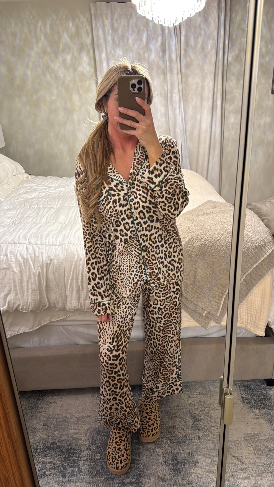 10/10 pjs so lightweight, soft & comfy they feel like a dream! Wearing a S, could’ve taken an XS but I like the oversized fit. On sale, make a great gift! Leopard pjs mom gift idea for her aerie real soft pajamas trouser shirt

#LTKselfcare #LTKmomlife #LTKGiftGuide
