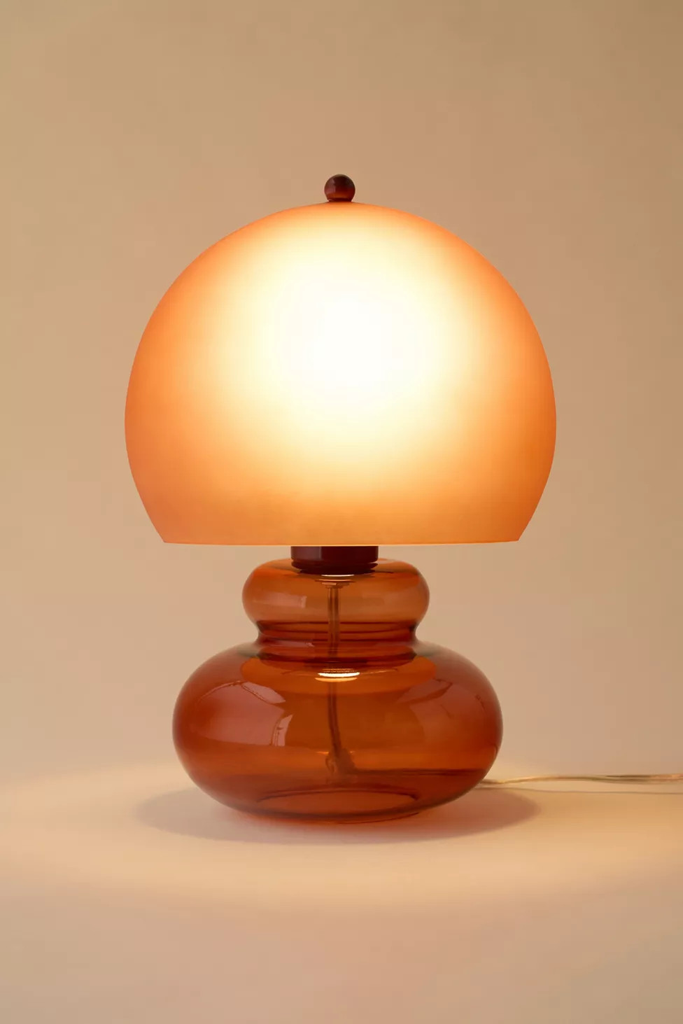 Lucile Glass Table Lamp | Urban Outfitters (US and RoW)