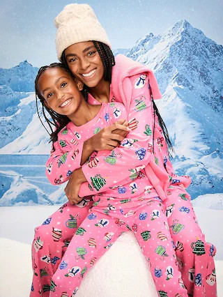 Printed Flannel Pajama Pant Set for Women | Old Navy (US)