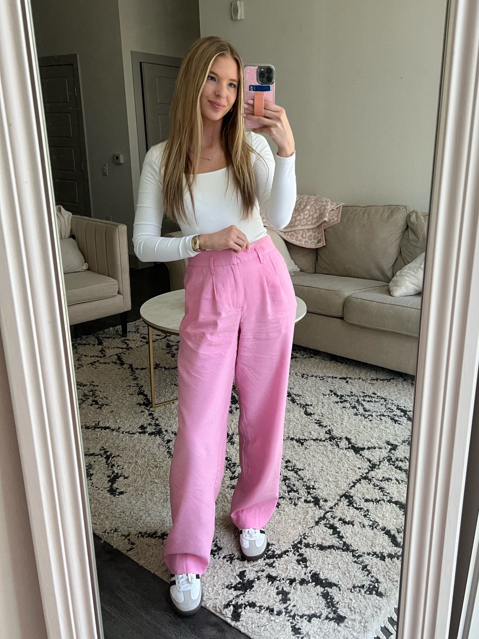 Pink pants pant suit Abercrombie target adidas sambas summer outfit spring outfit brunch outfit 

#LTKstyletip #LTKfindsunder50 #LTKsalealert