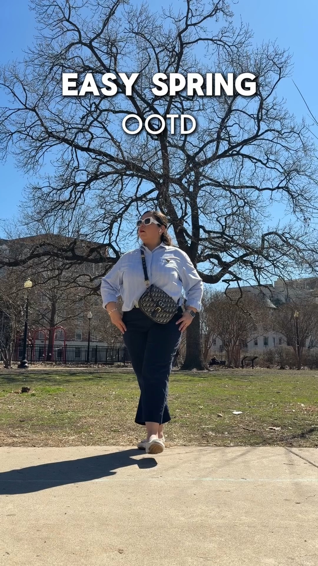 Today’s easy monochromatic moment in shades of blue. 💙
This is the kind of outfit formula I love for Mondays. Everything stays in the same color family, so you don’t have to overthink it, even if the tones are slightly different. It instantly looks polished while still feeling effortless.
The blue button-down has a slightly oversized, cropped fit, which makes it perfect for pairing with high-waisted pieces and keeping the proportions balanced.
Linking the exact shirt and similar pieces to recreate the look.
Perfect little inspiration if you’re building spring outfits for 2026.

#LTKootd #LTKOver40 #LTKWorkwear