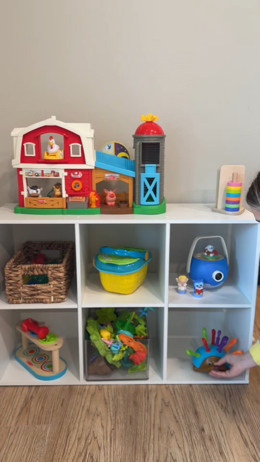 Toy rotation for my 13 month old and my *almost* 3 year old! Finding toys that are developmentally appropriate for both of my kiddos has been a little challenge, but I just try to focus on making sure I’m hitting all the categories- pretend play, sensory, fine motor, cause and effect, etc. 

#toyrotation #rotatingtoys #toddlertoys #toysfortoddlers #momlife #toddlermom

#LTKmomlife #LTKKids #LTKBaby