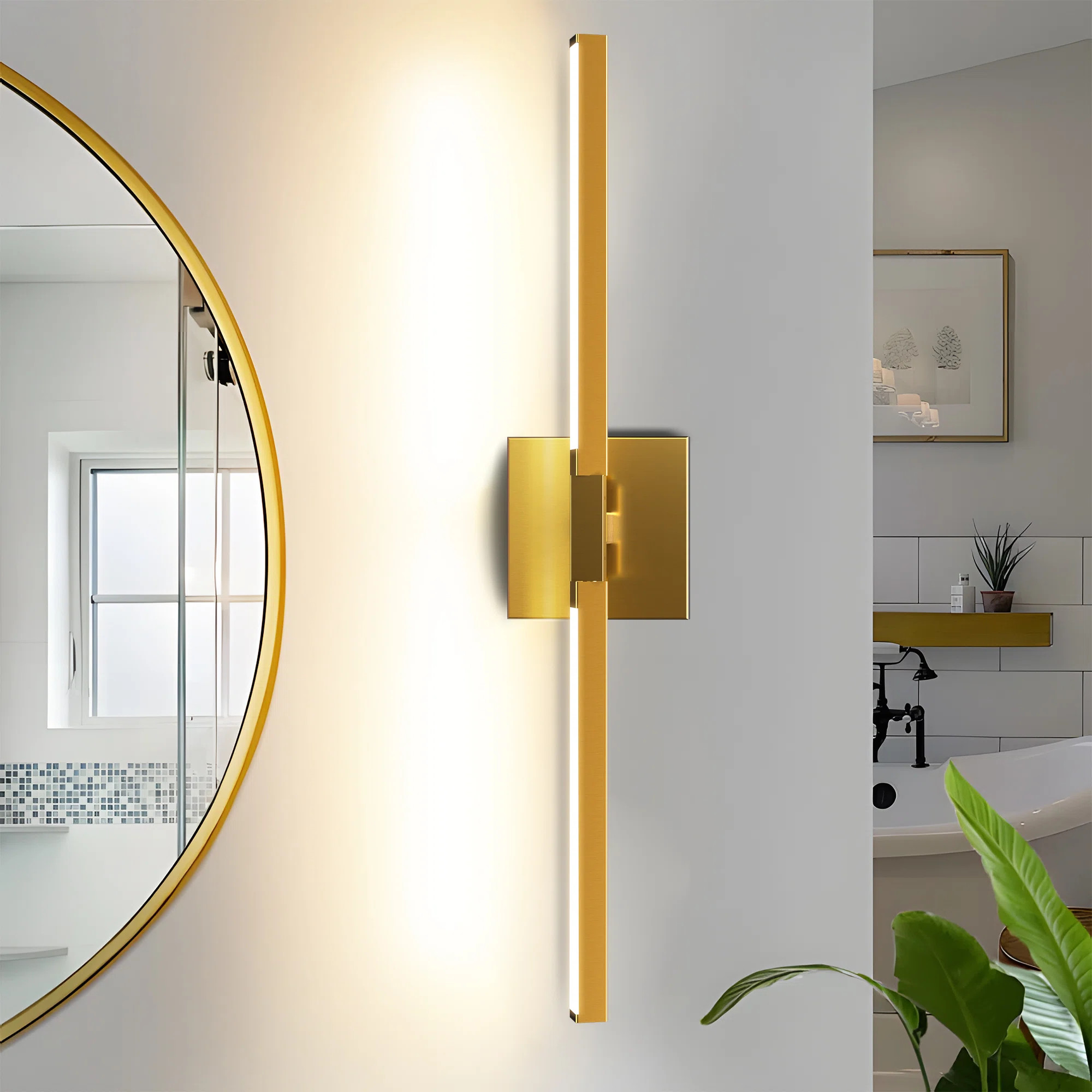 24'' Dimmable 350° Rotable Detachable 18w Bathroom Vanity Light Nightlight Memory Function Remot... | Wayfair North America