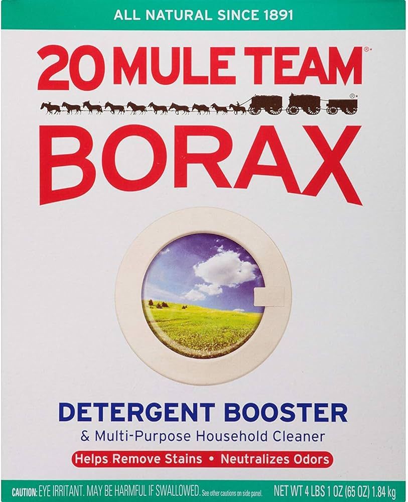 Borax 20 Mule Team Detergent Booster, 65 Oz. (4LB) | Amazon (US)
