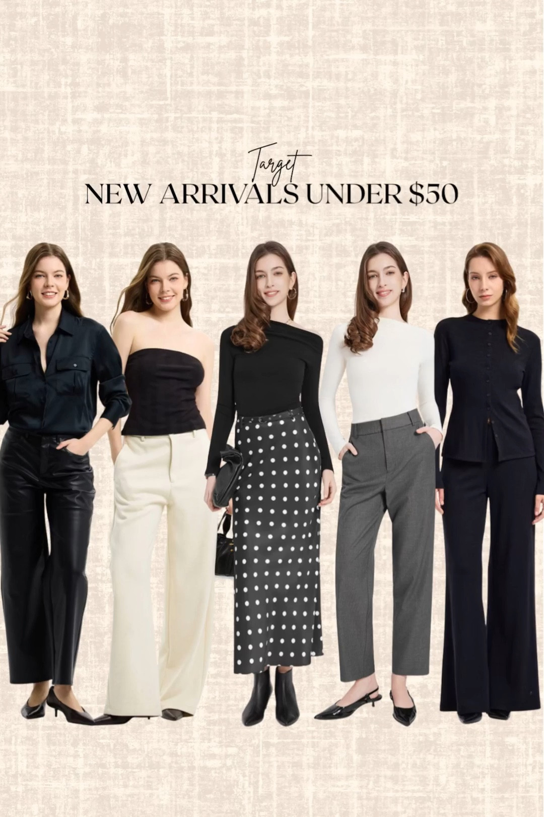 Target New arrivals under $50!

Cardigan sweater, pants, skirt, trousers, tube top

#LTKFindsUnder50 #LTKSeasonal #LTKootd