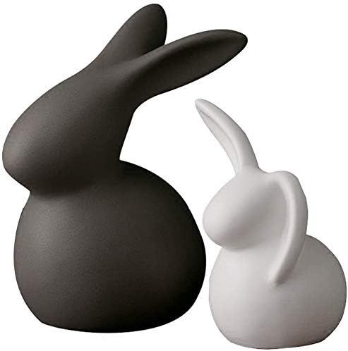 Couple Rabbits Ceramics Figurines Animals Artware Decoration Figurine Porcela. | Amazon (US)