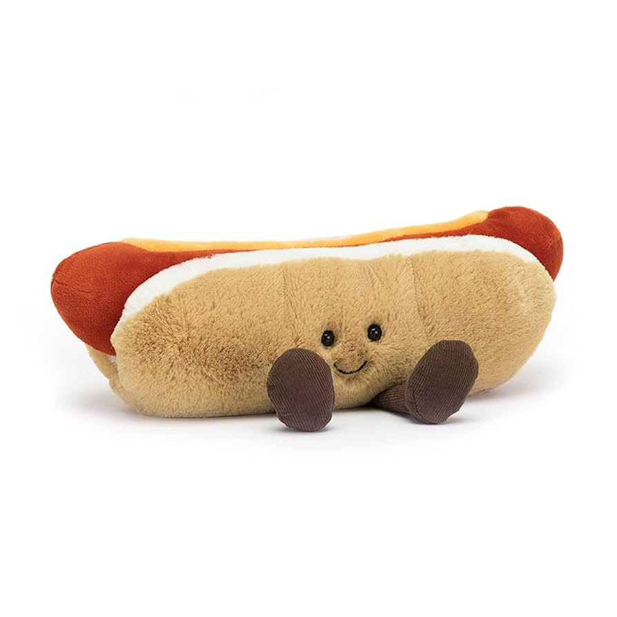 Jellycat Amuseables Hot Dog Stuffed Toy, 10 inches - Food Plush - Fun Gift Idea | Amazon (US)