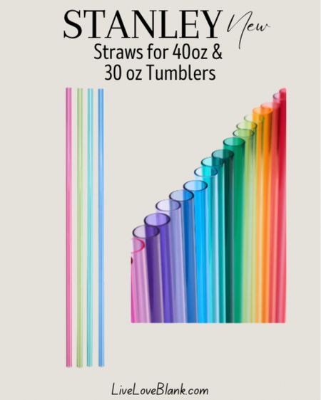 Stanley new straws for 40 and 30 oz tumblers 
#ltku



#LTKOver40 #LTKFindsUnder50 #LTKFamily