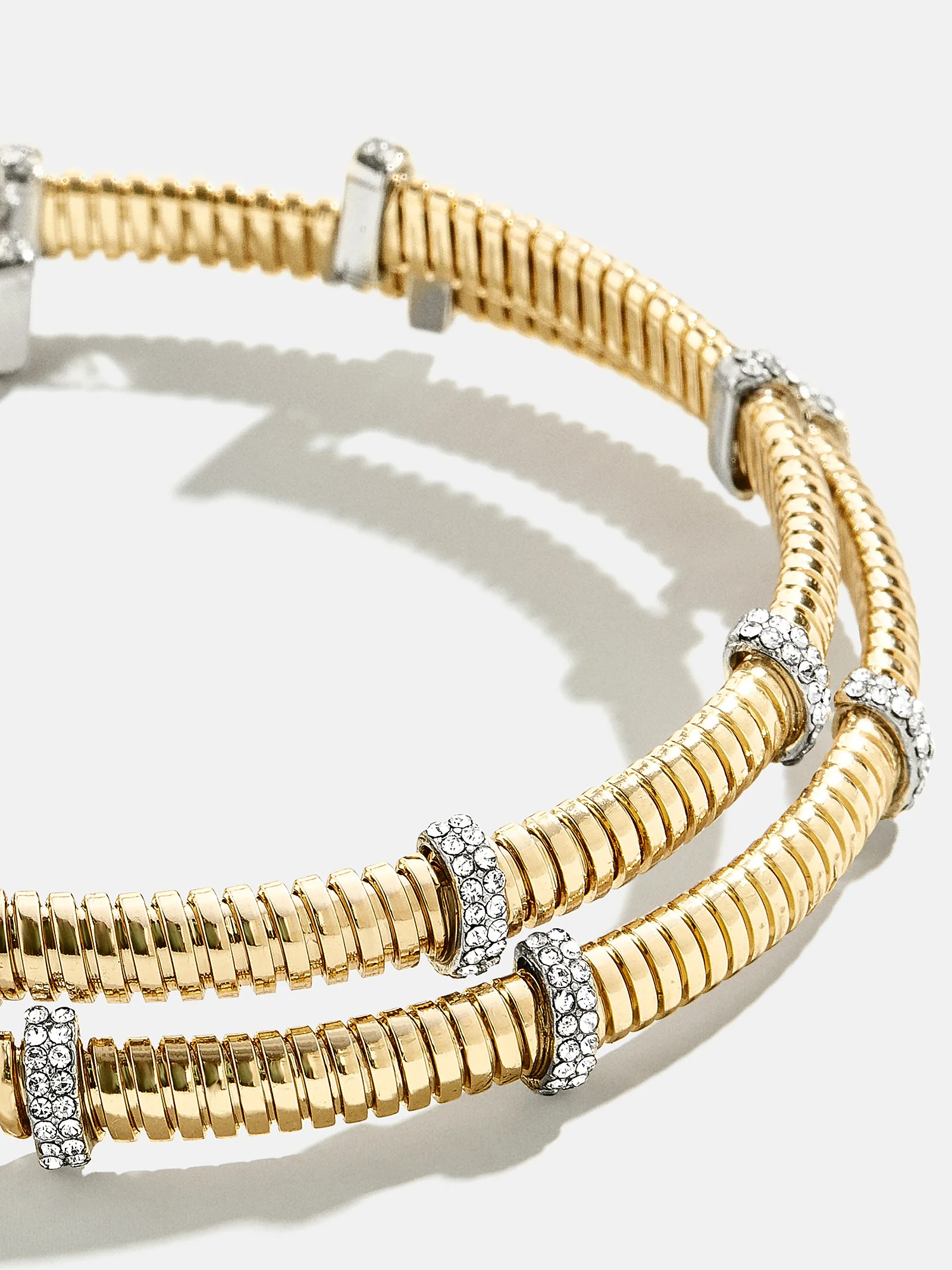 Eve Cuff Bracelet - Gold/Pavé | BaubleBar (US)