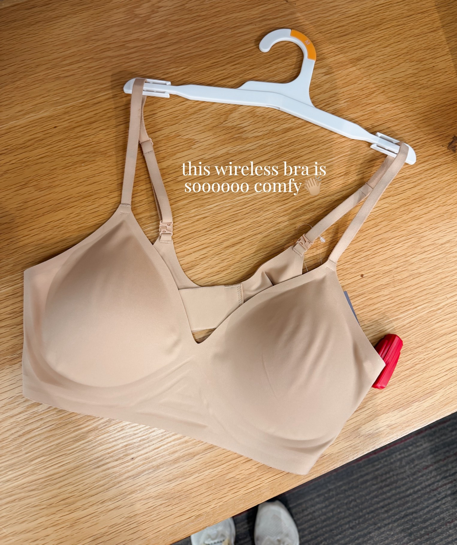 The softest, coziest wireless bra. 🙌🏻 

#LTKOver40 #LTKmomlife #LTKootd
